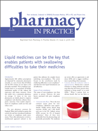 PIP cover Liquid medicines