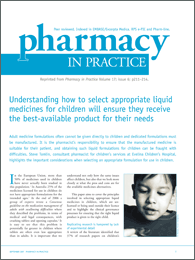 PIP cover Paediatric formulation